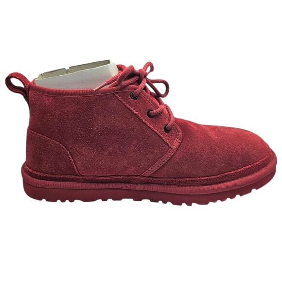 UGG Mens Red Neumel Suede Heritage Chukka Classic Boots - Picture 3 of 12